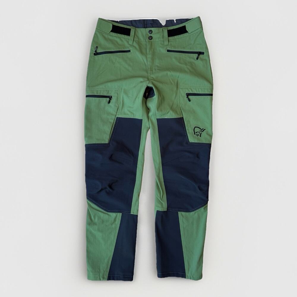 Norrona Svalbard Heavy Duty Pants Medium Green Utility Hiking Outdoors Gorpcore